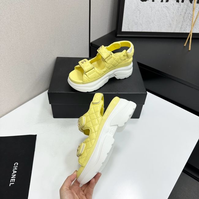 Chanel Lambskin Sandals 65066-1