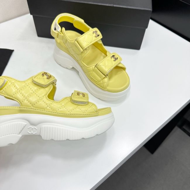 Chanel Lambskin Sandals 65066-1