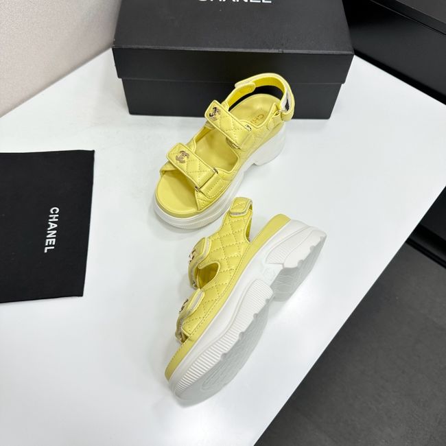 Chanel Lambskin Sandals 65066-1