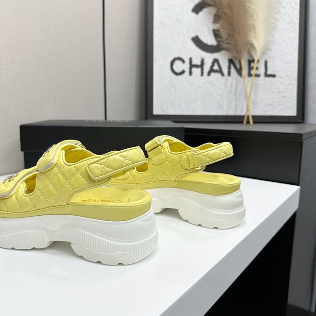Chanel Lambskin Sandals 65066-1