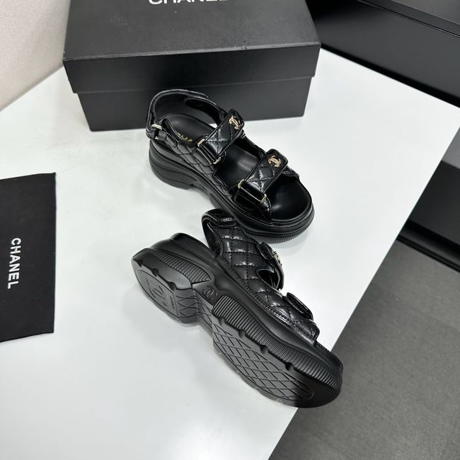 Chanel Lambskin Sandals 65066-3