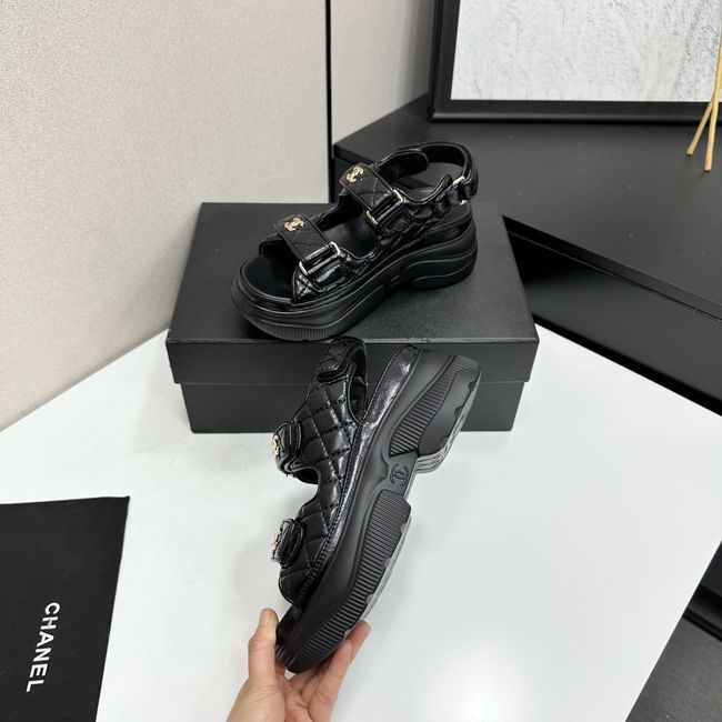 Chanel Lambskin Sandals 65066-3