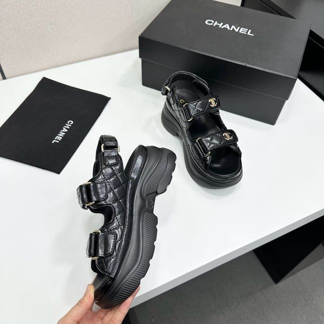 Chanel Lambskin Sandals 65066-3