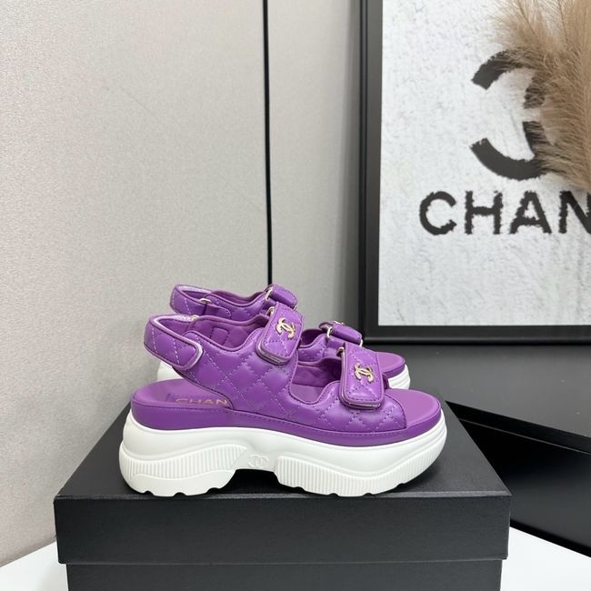 Chanel Lambskin Sandals 65066-4