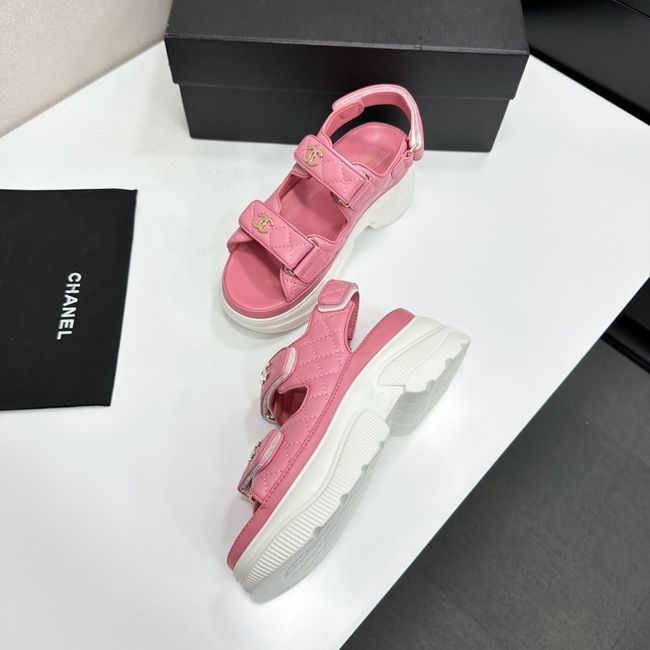 Chanel Lambskin Sandals 65066-5