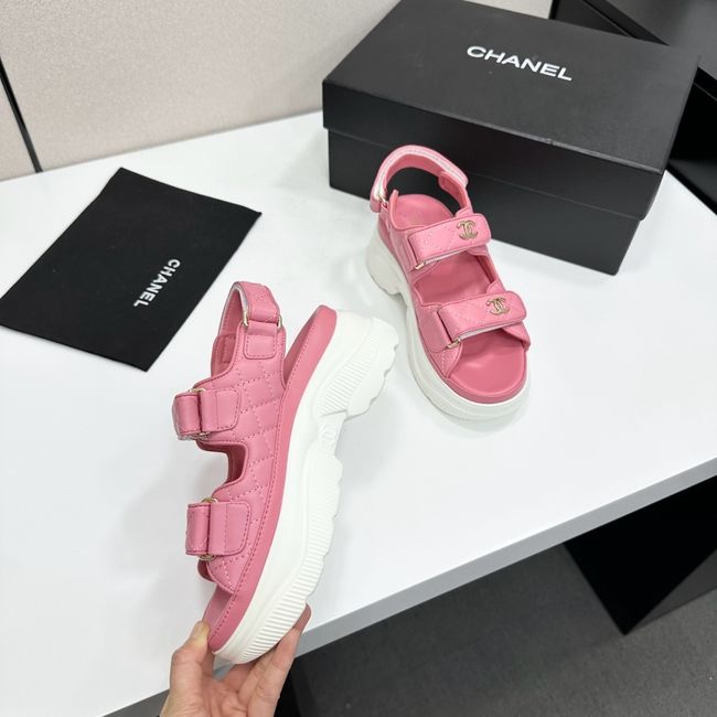 Chanel Lambskin Sandals 65066-5