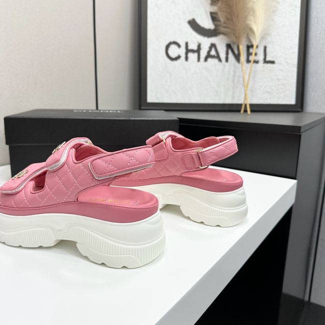 Chanel Lambskin Sandals 65066-5