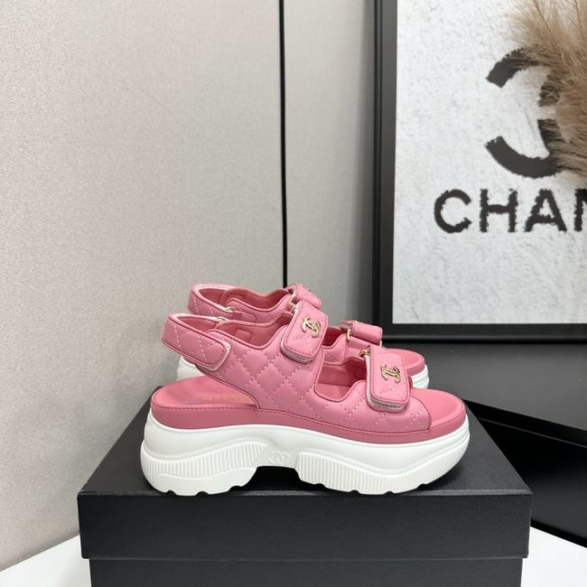 Chanel Lambskin Sandals 65066-5