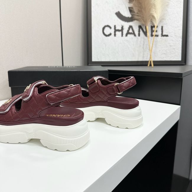 Chanel Lambskin Sandals 65066-6