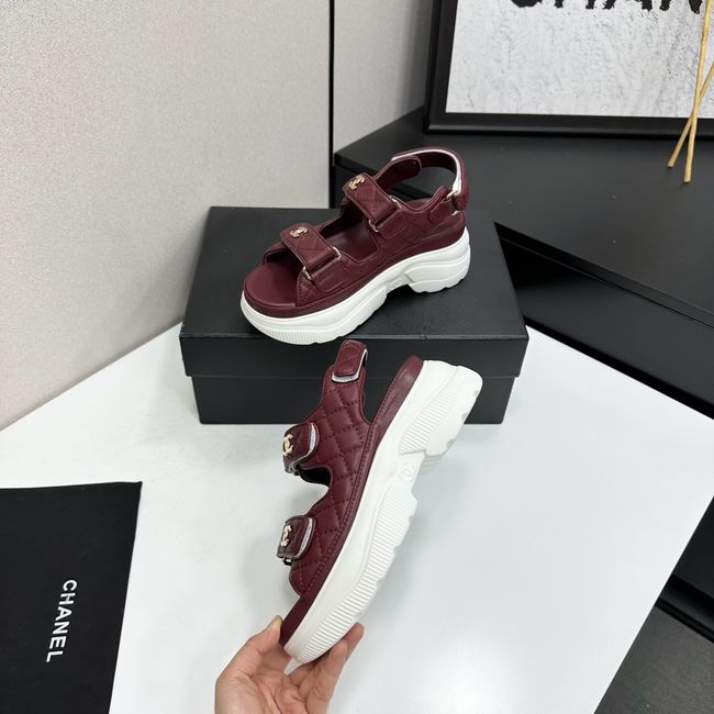 Chanel Lambskin Sandals 65066-6
