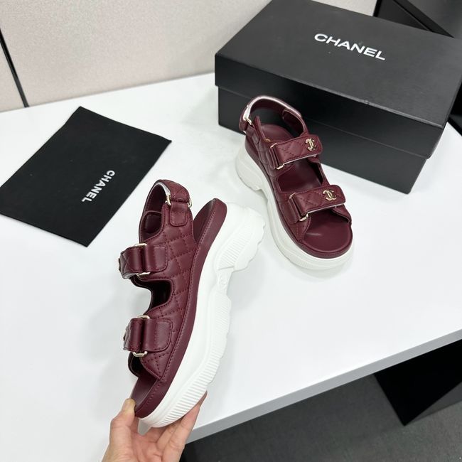 Chanel Lambskin Sandals 65066-6