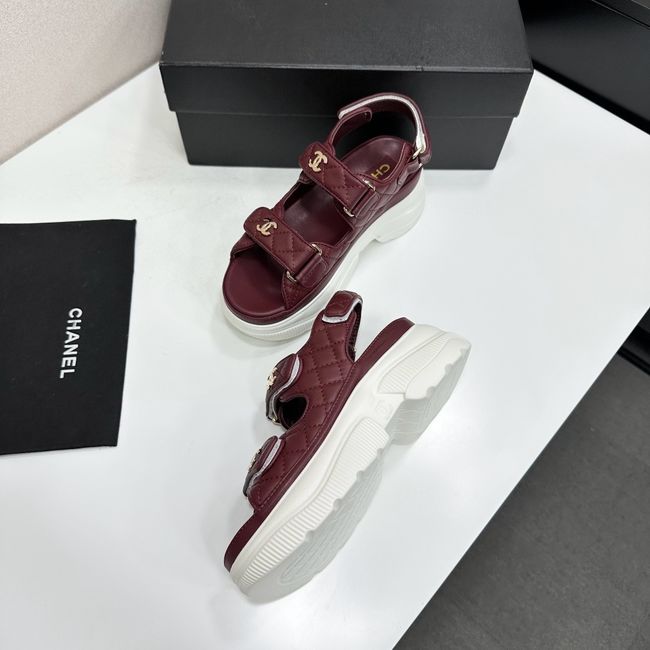 Chanel Lambskin Sandals 65066-6