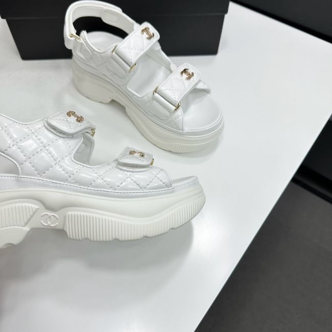 Chanel Lambskin Sandals 65066-7