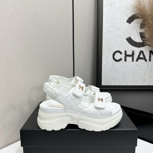Chanel Lambskin Sandals 65066-7