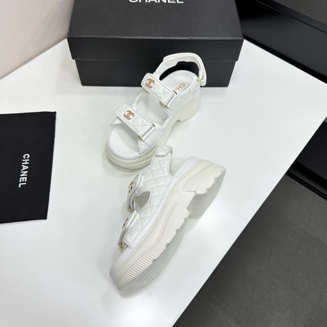 Chanel Lambskin Sandals 65066-7