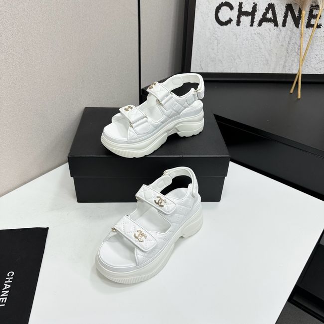 Chanel Lambskin Sandals 65066-7