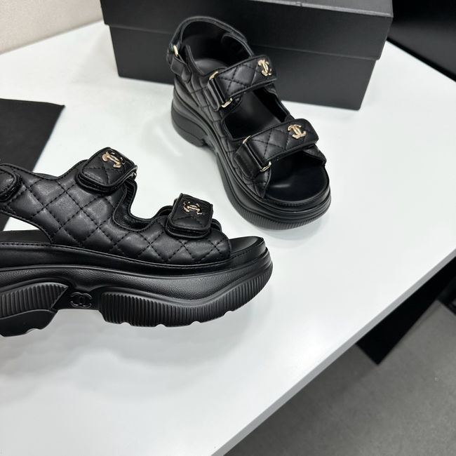 Chanel Lambskin Sandals 65066-8