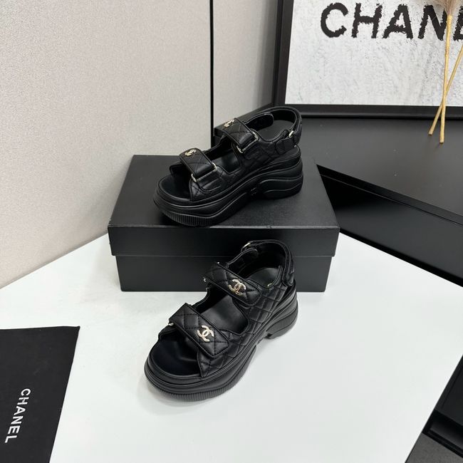 Chanel Lambskin Sandals 65066-8