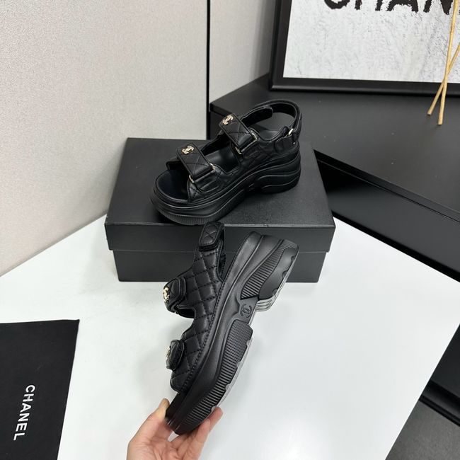 Chanel Lambskin Sandals 65066-8