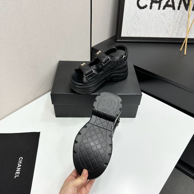 Chanel Lambskin Sandals 65066-8