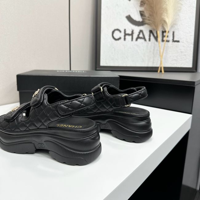 Chanel Lambskin Sandals 65066-8