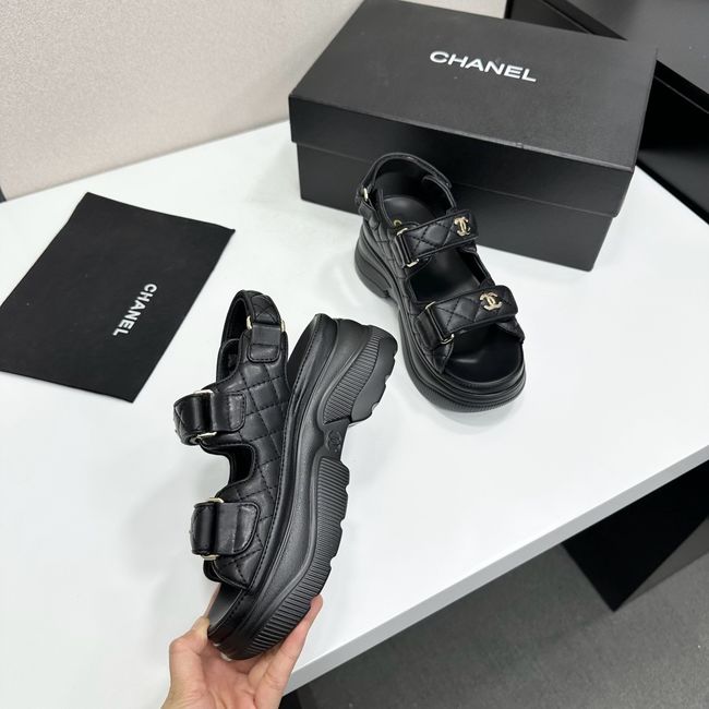 Chanel Lambskin Sandals 65066-8