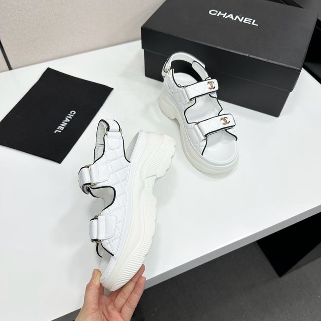 Chanel Lambskin Sandals 65066-9