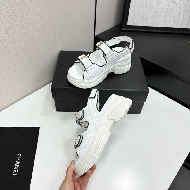 Chanel Lambskin Sandals 65066-9