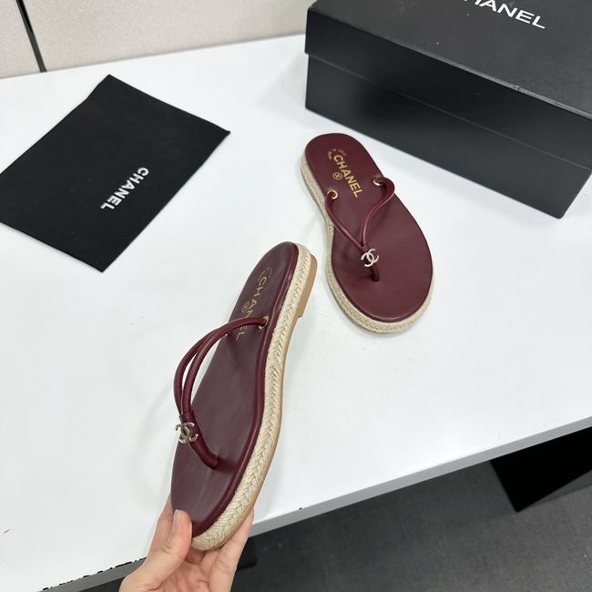 Chanel Thongs Lambskin 65073-3