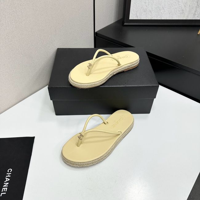 Chanel Thongs Lambskin 65073-6