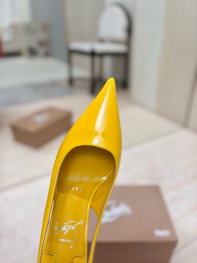 Christian Louboutin Slingbacks Lambskin 8.5CM 65078-2