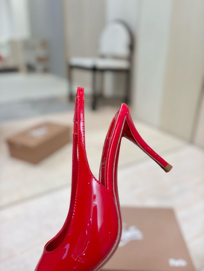 Christian Louboutin Slingbacks Lambskin 8.5CM 65078-3