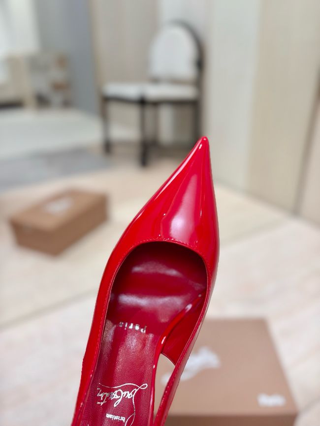 Christian Louboutin Slingbacks Lambskin 8.5CM 65078-3