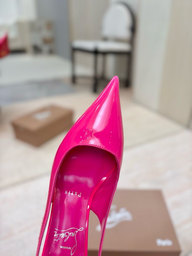 Christian Louboutin Slingbacks Lambskin 8.5CM 65078-4