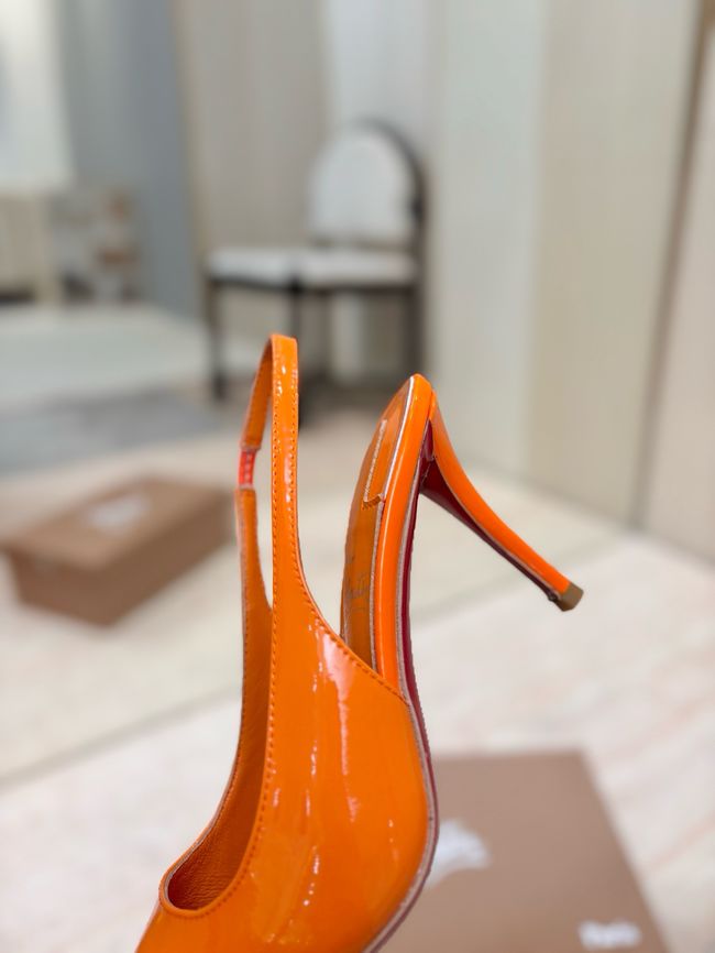 Christian Louboutin Slingbacks Lambskin 8.5CM 65078-5
