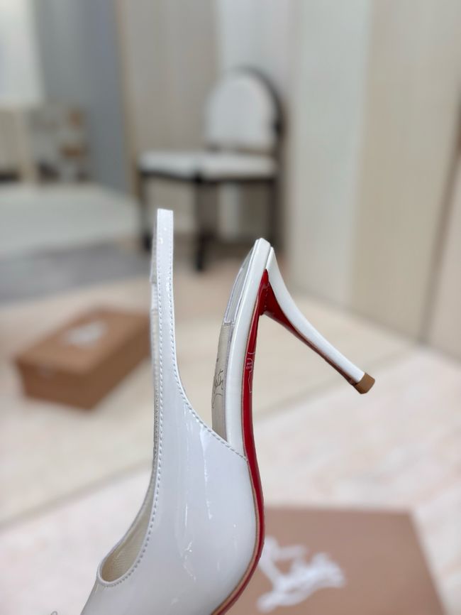 Christian Louboutin Slingbacks Lambskin 8.5CM 65078-6