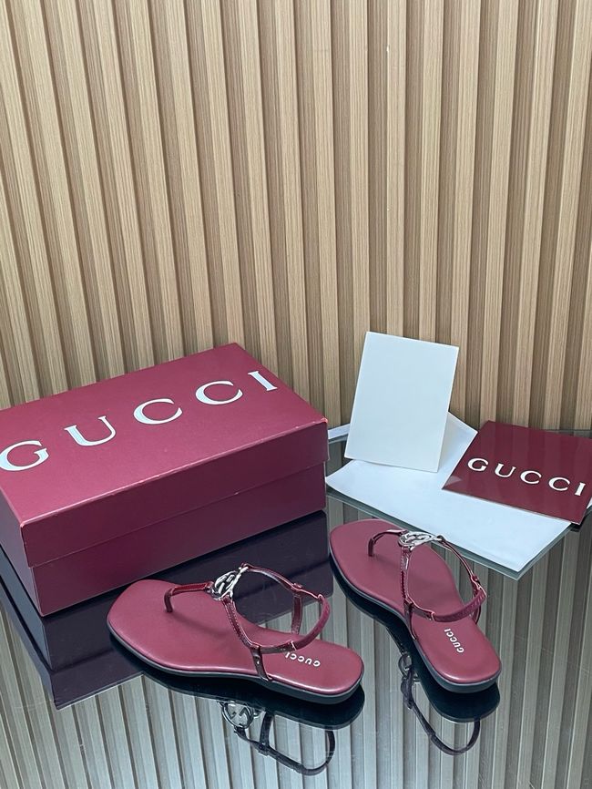 Gucci Womens thong sandal 874699-4