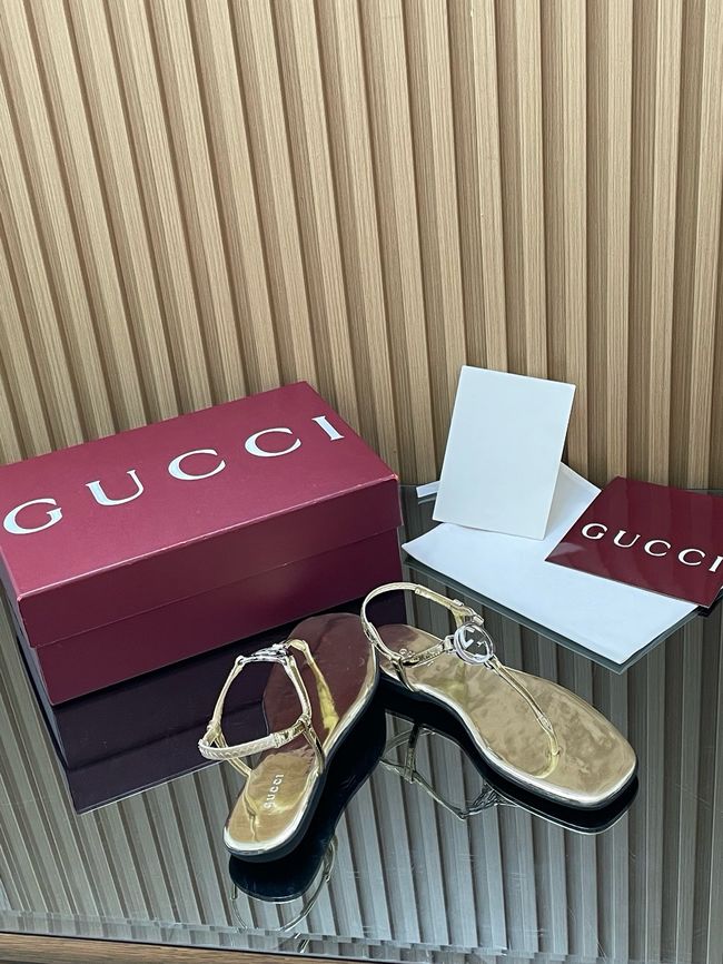 Gucci Womens thong sandal 874699-8