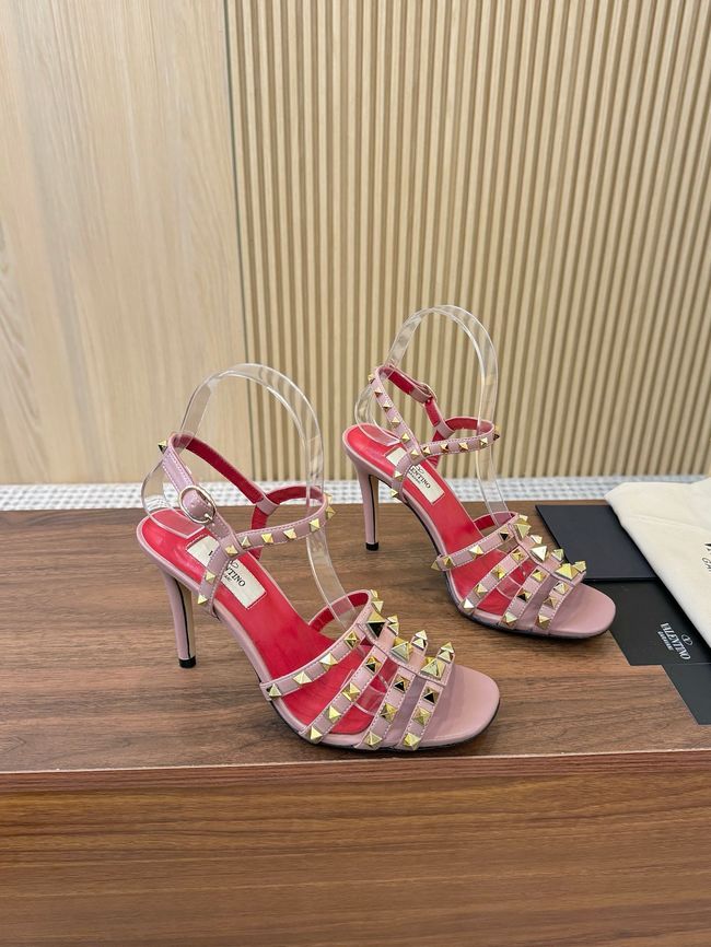 Valentino ROCKSTUD lambskin sandal 9CM 65077-10