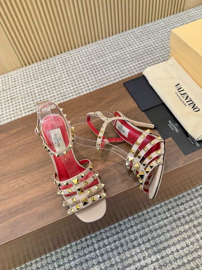 Valentino ROCKSTUD lambskin sandal 9CM 65077-11