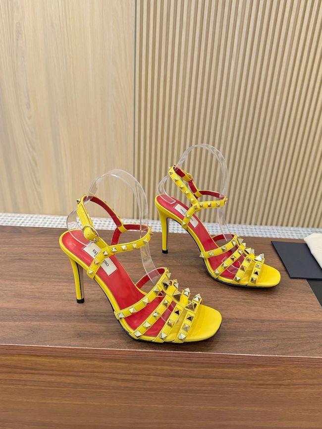 Valentino ROCKSTUD lambskin sandal 9CM 65077-4