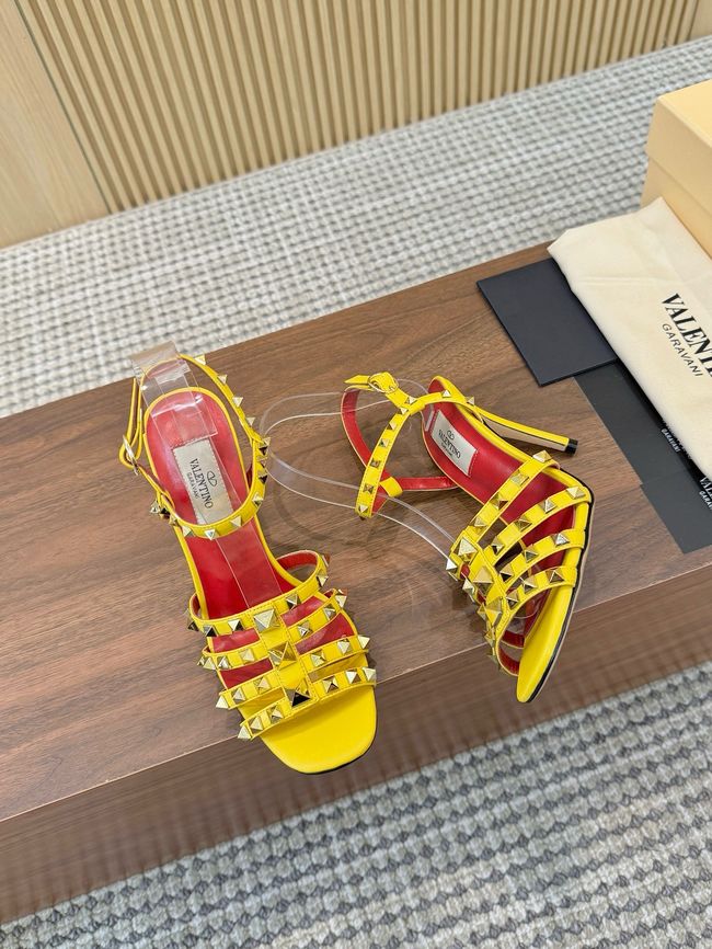 Valentino ROCKSTUD lambskin sandal 9CM 65077-4