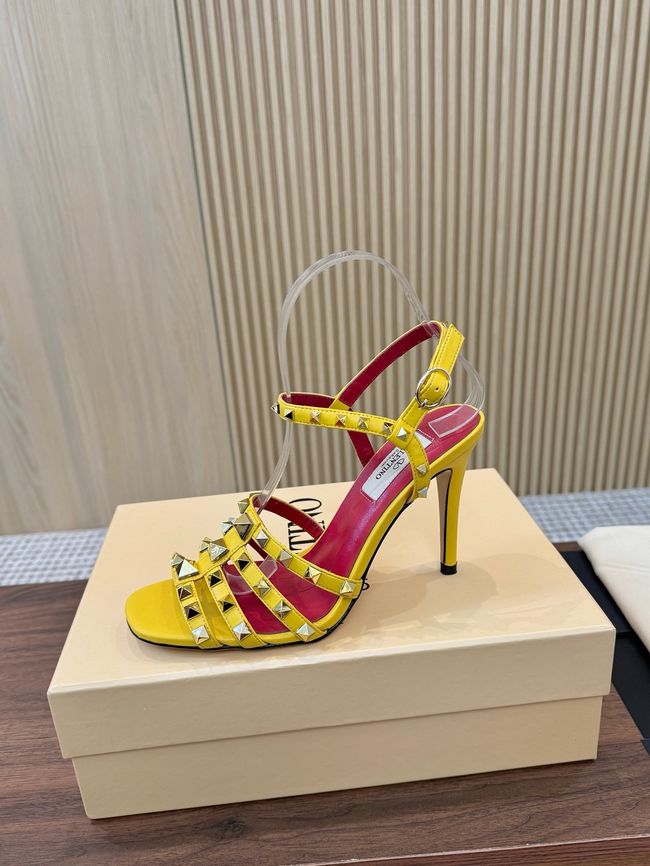 Valentino ROCKSTUD lambskin sandal 9CM 65077-4