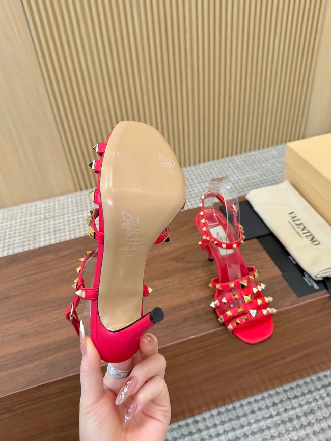 Valentino ROCKSTUD lambskin sandal 9CM 65077-5