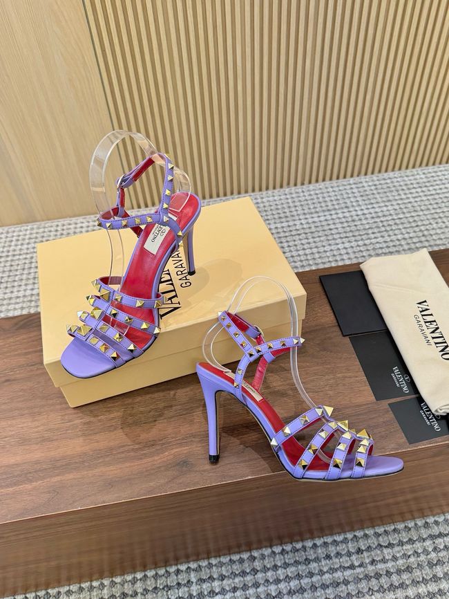 Valentino ROCKSTUD lambskin sandal 9CM 65077-8