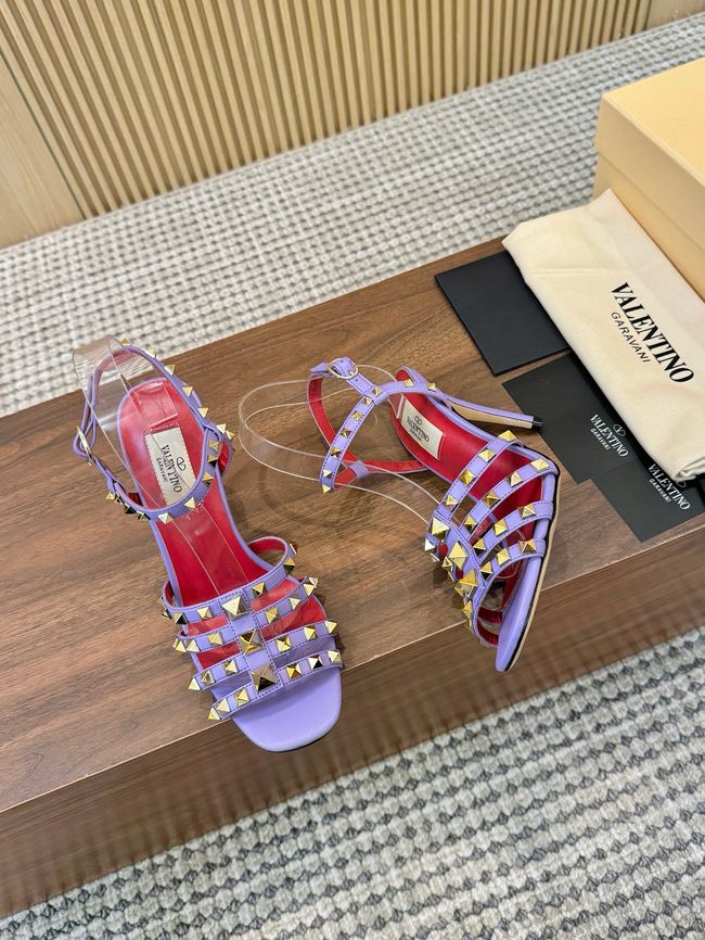 Valentino ROCKSTUD lambskin sandal 9CM 65077-8