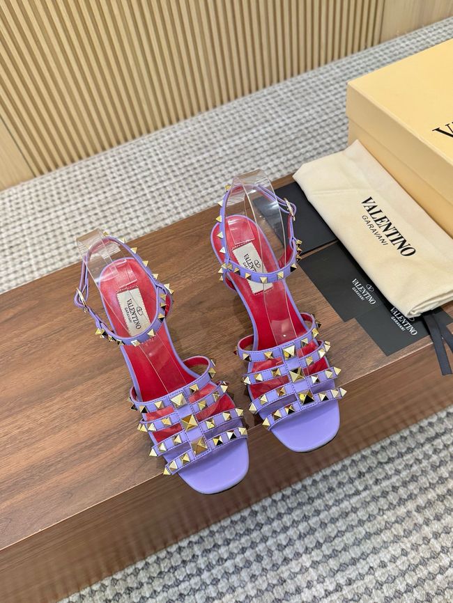 Valentino ROCKSTUD lambskin sandal 9CM 65077-8