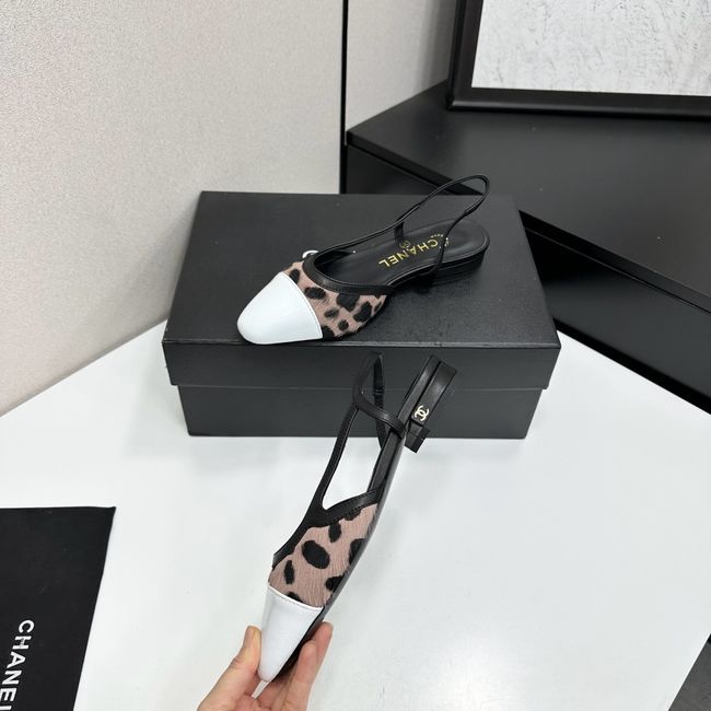 Chanel Slingbacks Lambskin & Mixed Fibers 65080-2