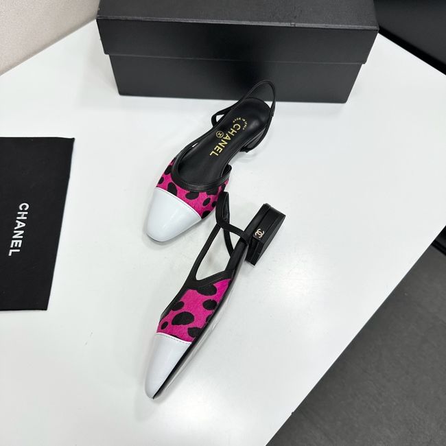Chanel Slingbacks Lambskin & Mixed Fibers 65080-5
