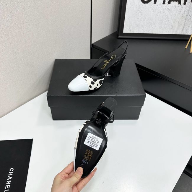 Chanel Slingbacks Lambskin & Mixed Fibers 90mm G47281-2